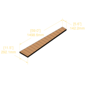 Single Panel 5-Ply Pinblock (1.625"/41.3mm)