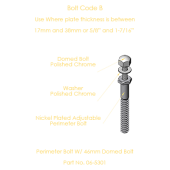 Adjustable Plate Perimeter Bolt (46mm/1.811")