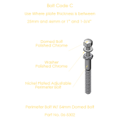 Adjustable Plate Perimeter Bolt (54mm/2.128")
